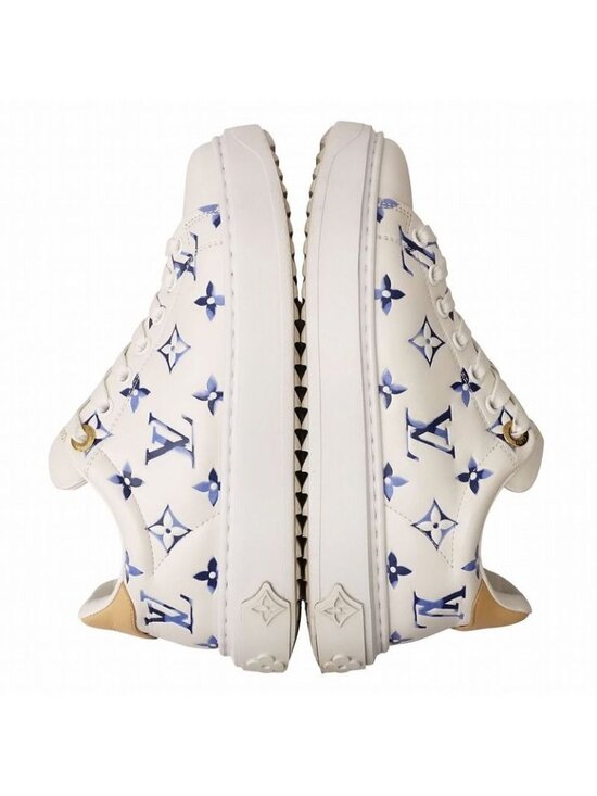 Louis Vuitton Time Out Sneakers Monogram Shoes Notical 1 Ahooc Blue 25SS - Picture 6 of 10